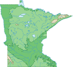 Minnesota topographical map